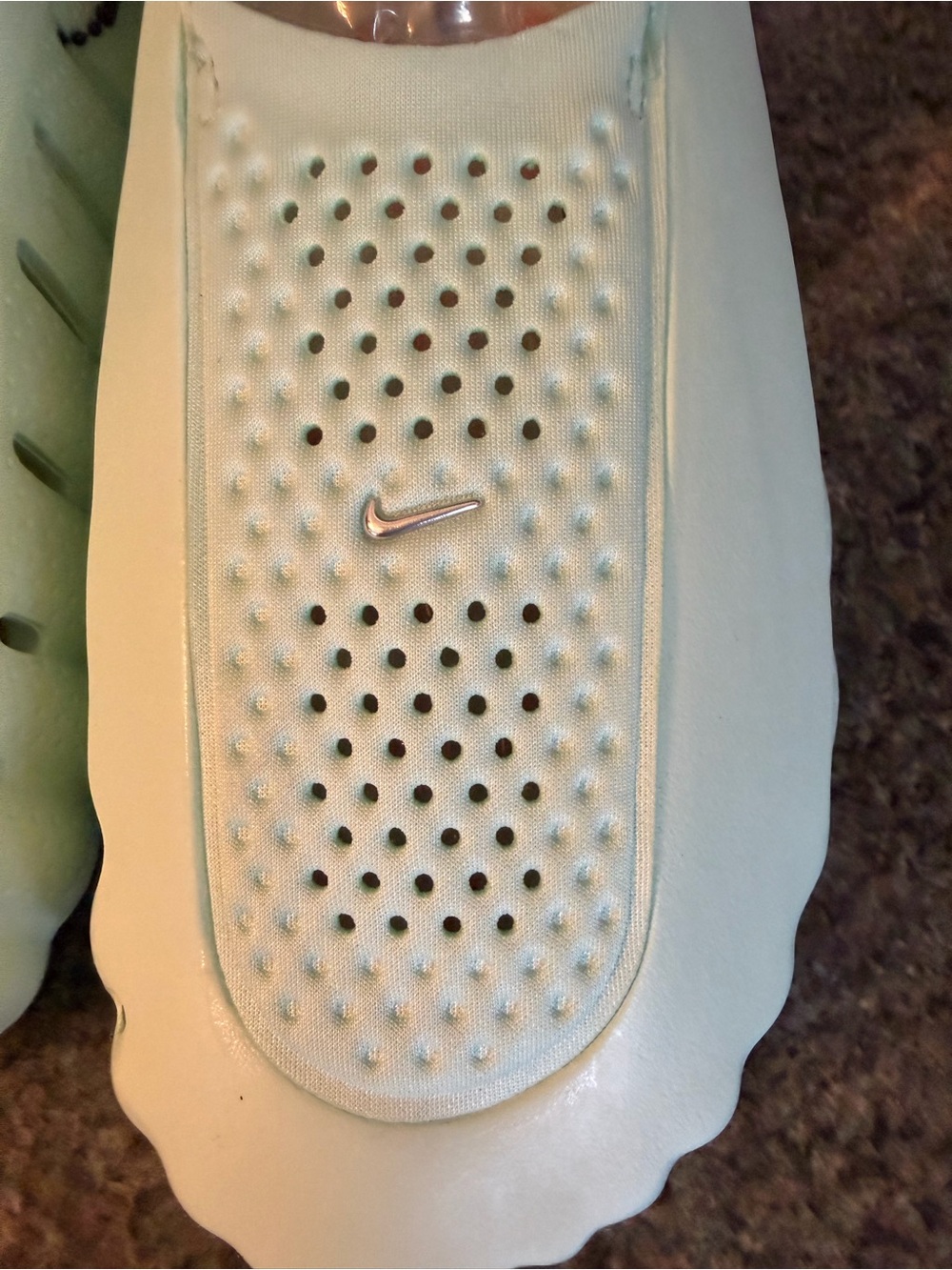 Nike Mind Slides in Barely Green - Picture 15 of 16